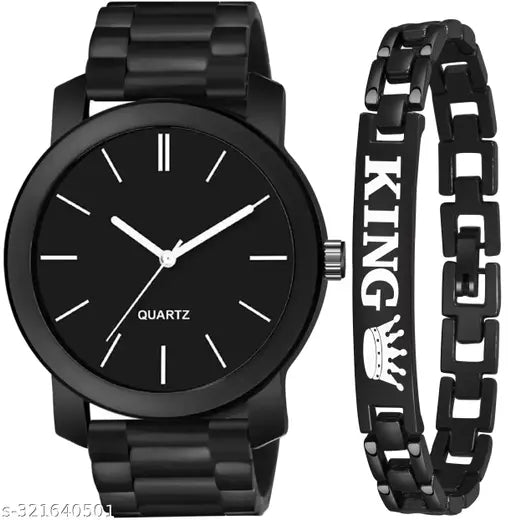 Quartz Premium black Watch